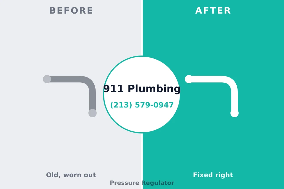 Before and after: plumbing repair Carey, ID